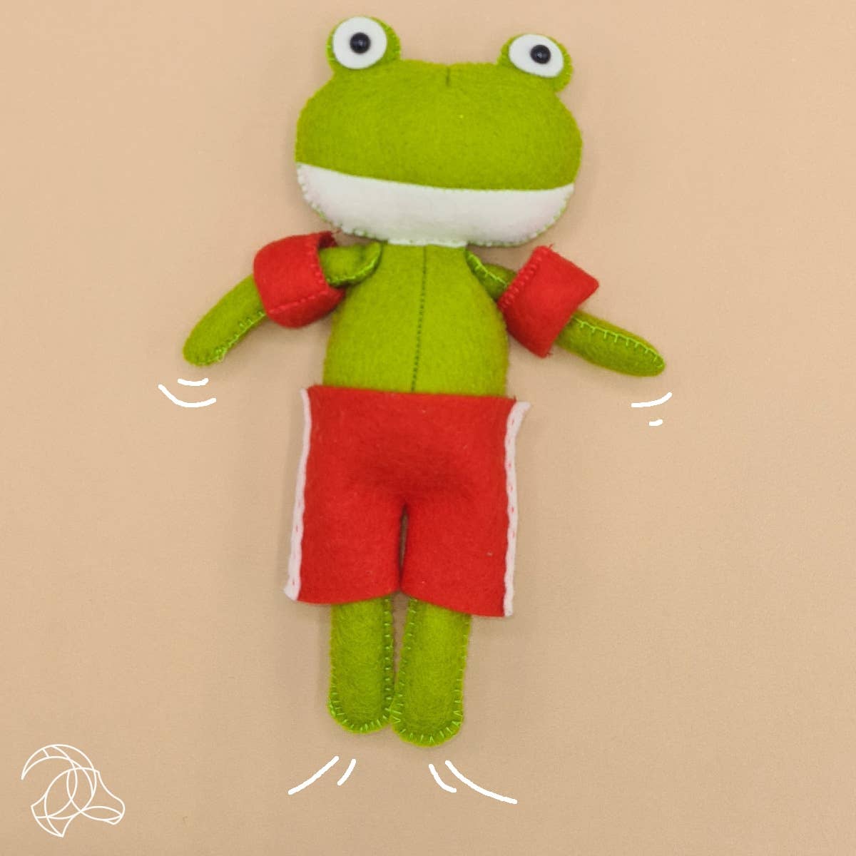 Kit de feutrine DIY - Grenouille de Vigo