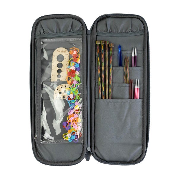 Knitting and crochet hook case
