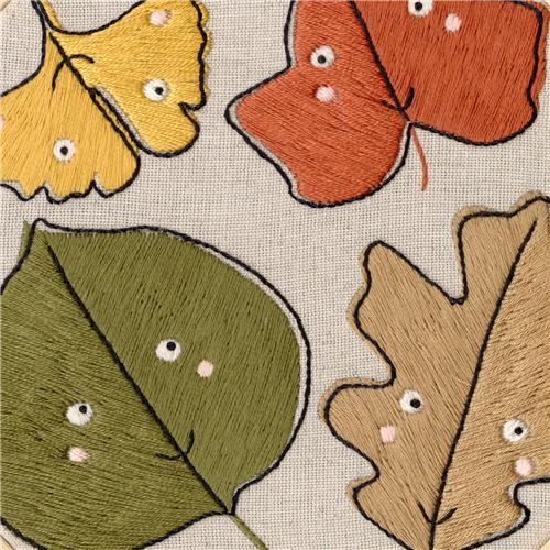 Borduurpakket - Herfst Bladeren