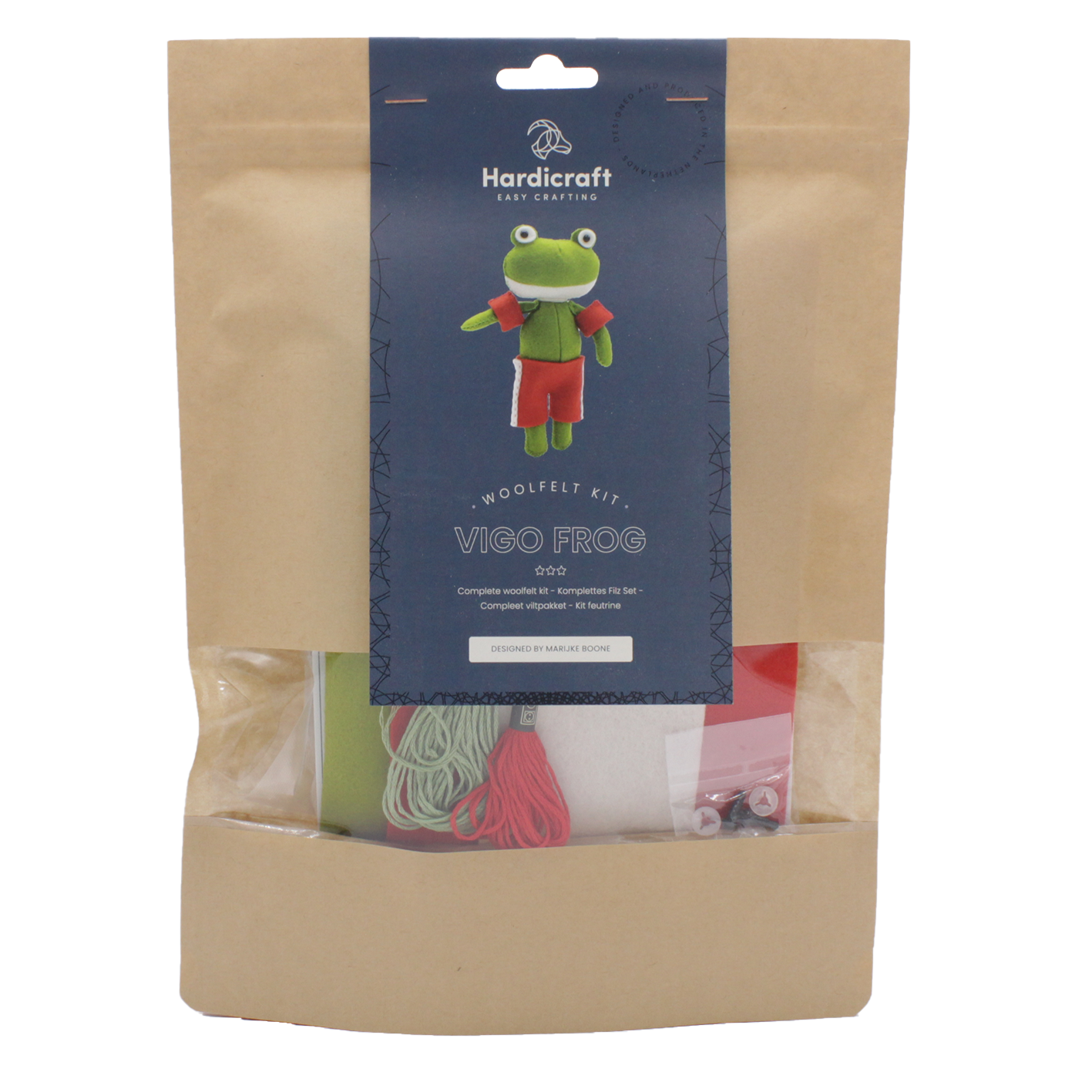 Kit de feutrine DIY - Grenouille de Vigo