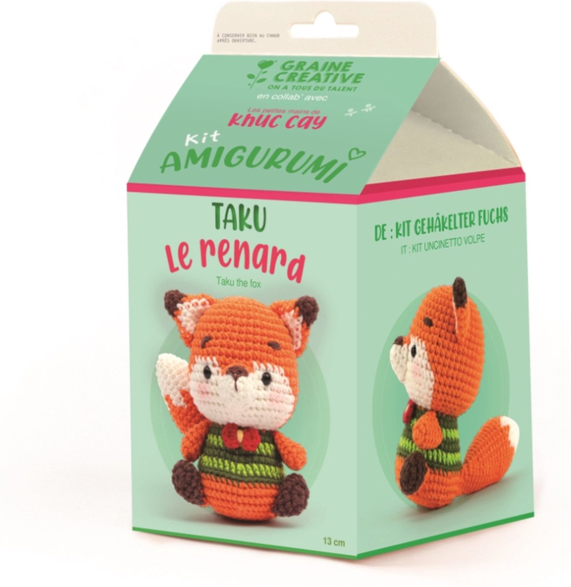 DIY Haakpakket - Vos Amigurumi Kit