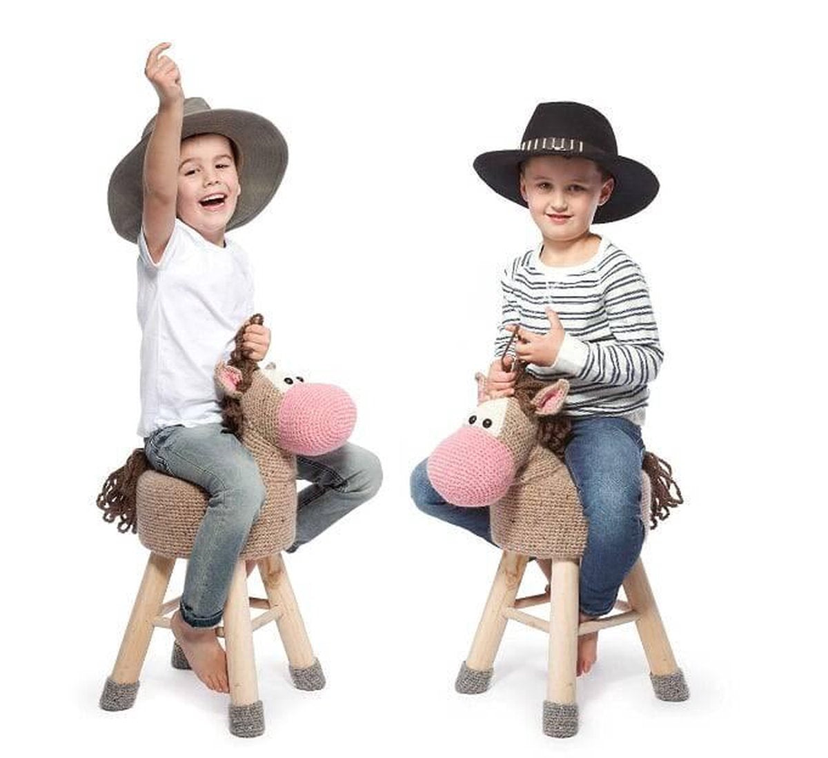 Tabourets Animaliers Au Crochet, Partie 1