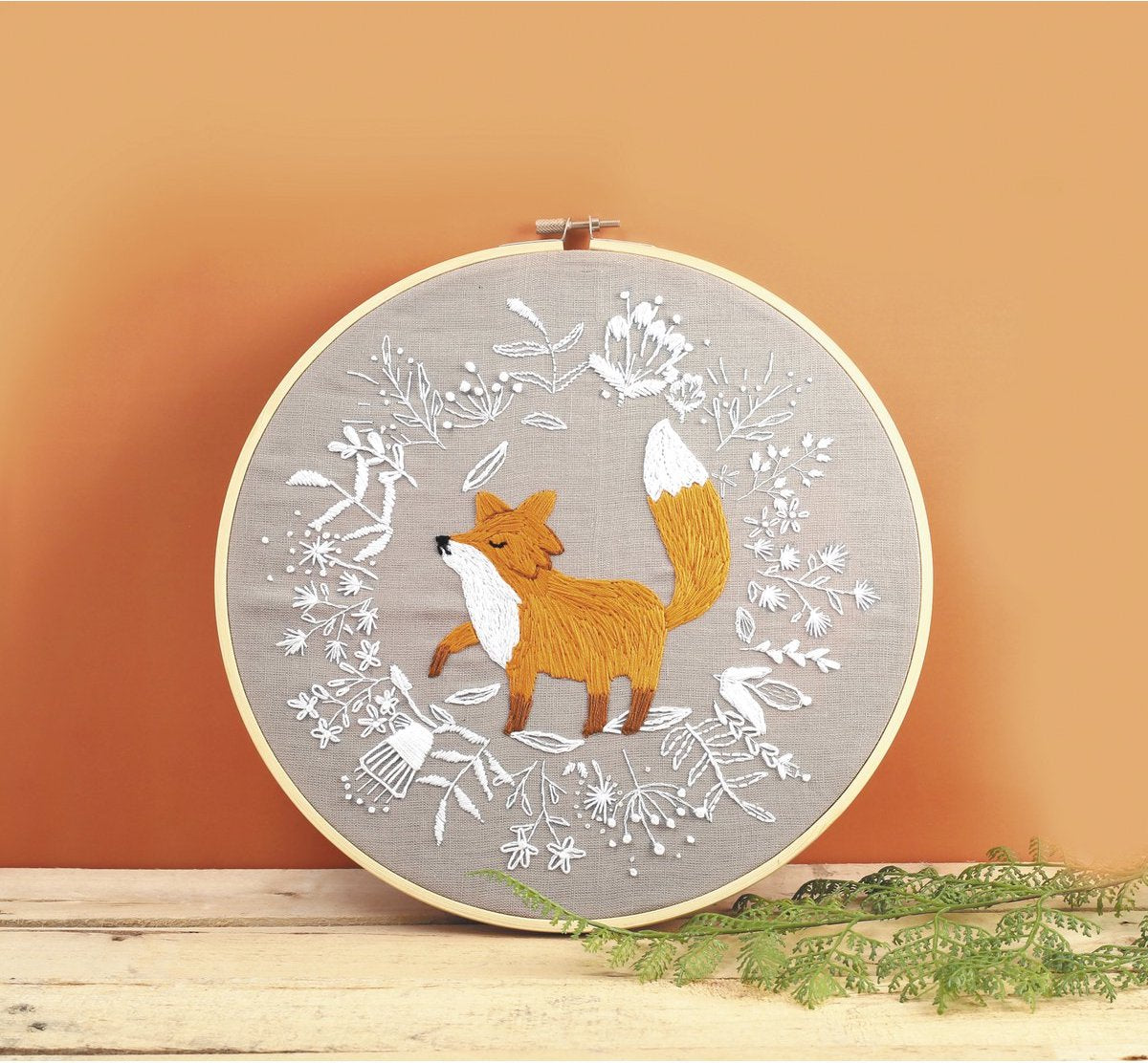 Embroidery kit - Fox DIY Kit 420270