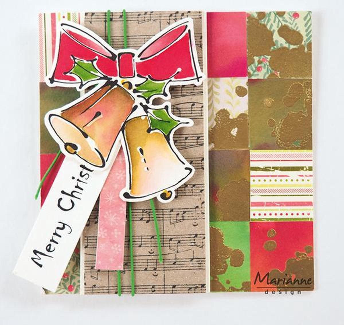 Clear Stamp - Merry Christmas Bells PP2810