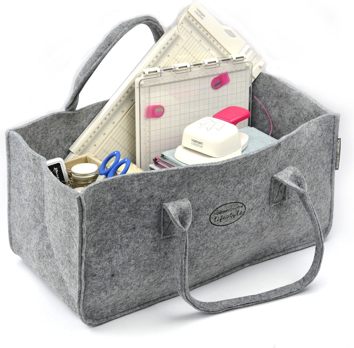 Felt Carrier Bag - Grey