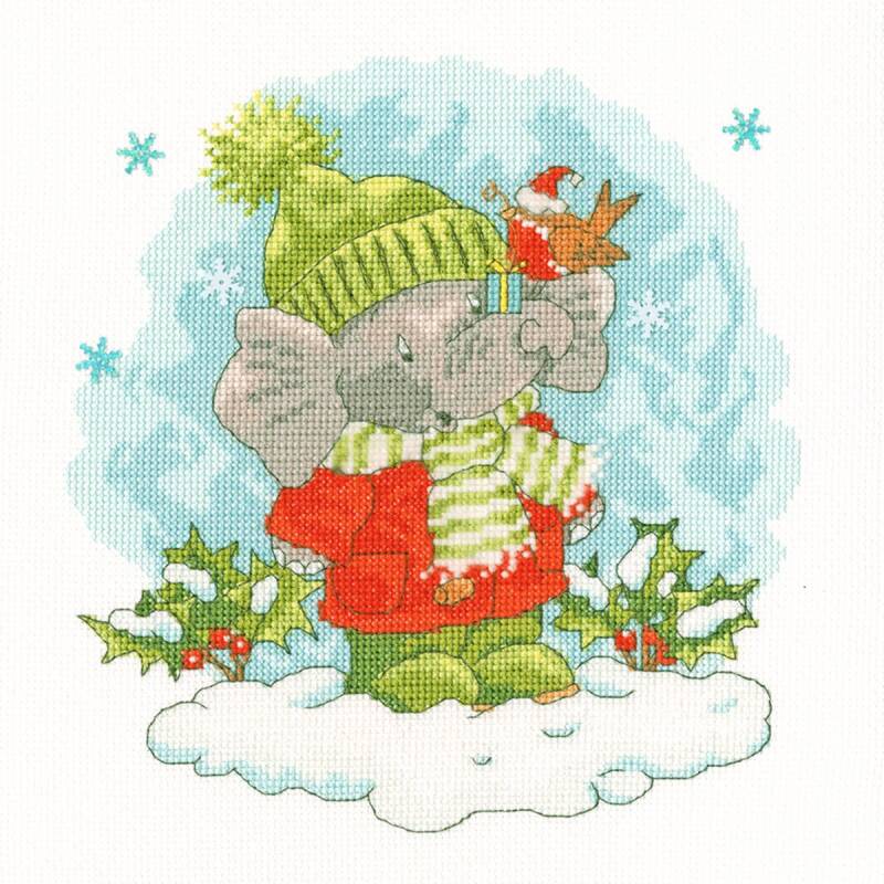 Borduurpakket - Elly's Snow Day XEL11