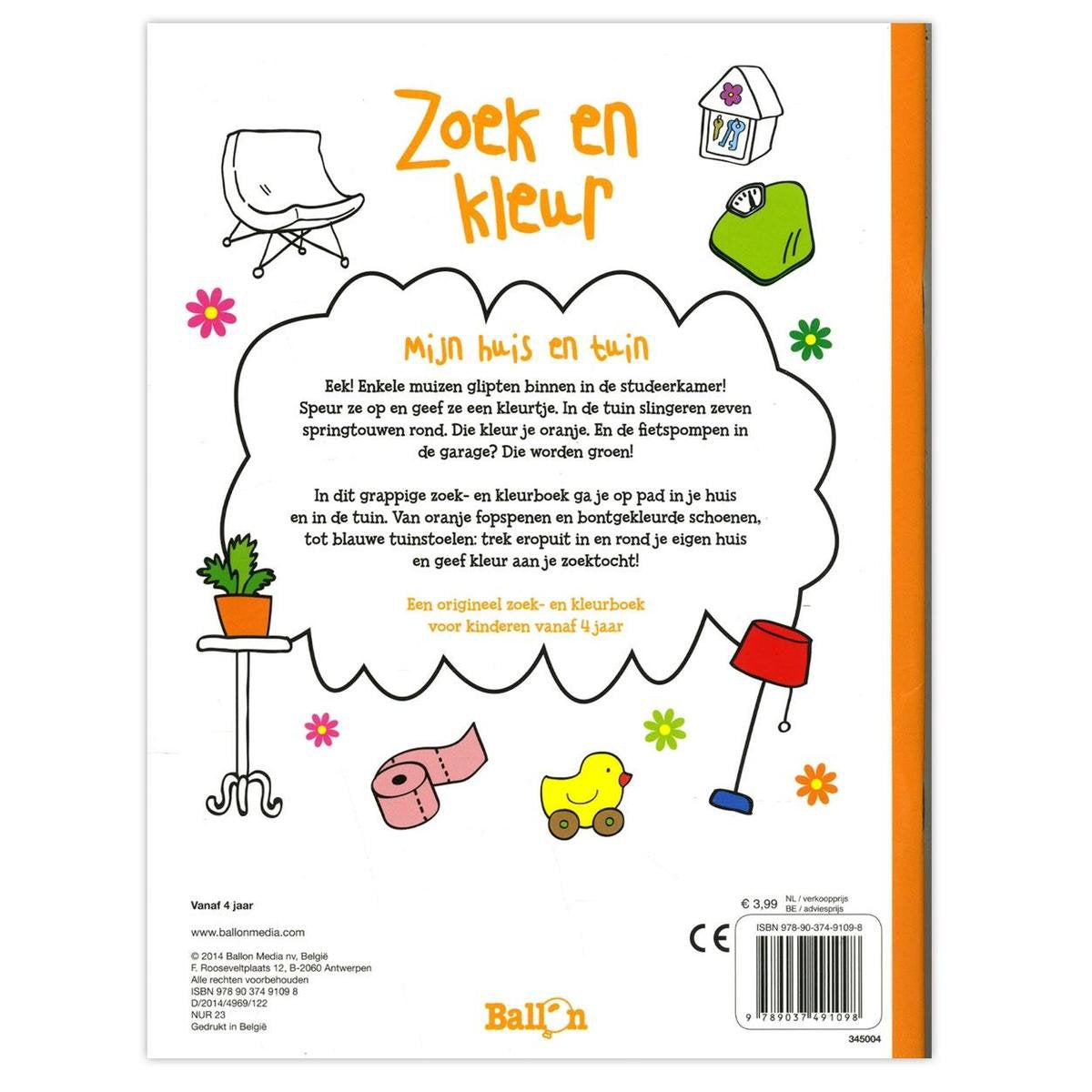Zoek en Kleur - Mijn Huis en Tuin