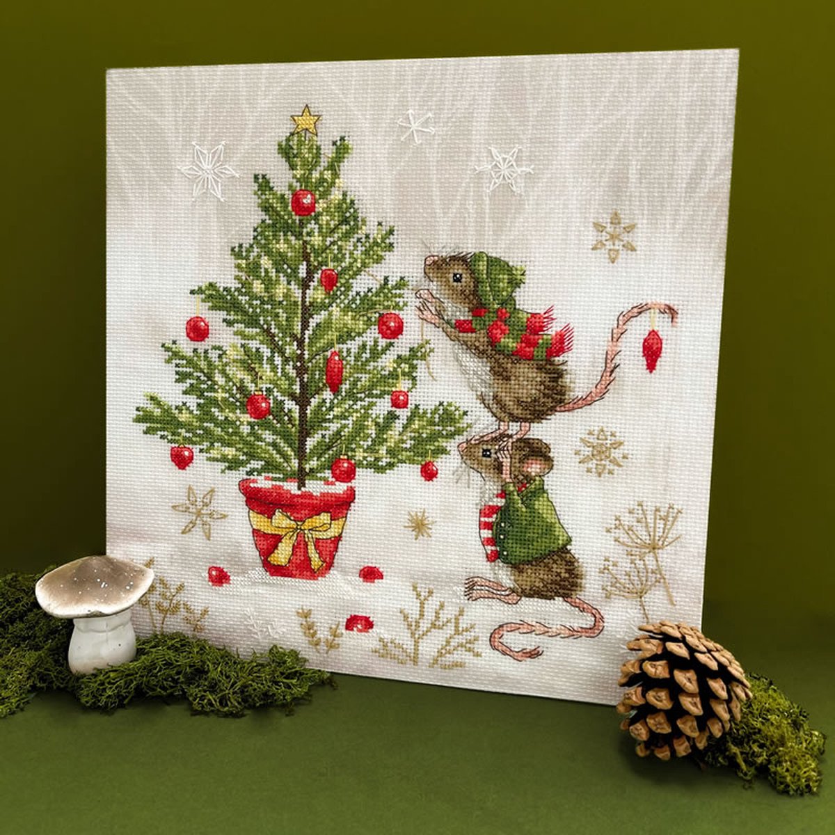 Borduurpakket - Decorating Double Act XEL12