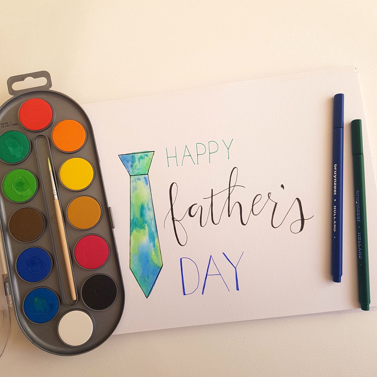 Waterverf Set - Basiskleuren - 12 Stuks