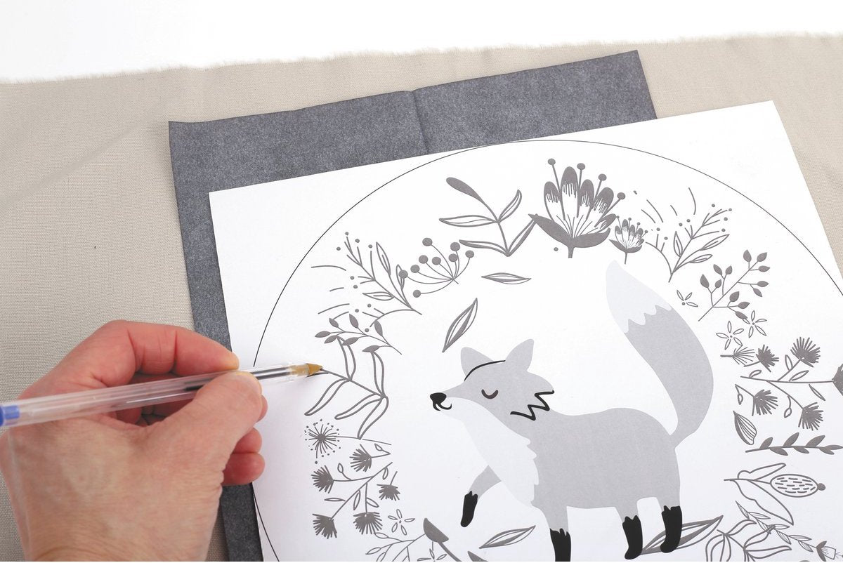Embroidery kit - Fox DIY Kit 420270