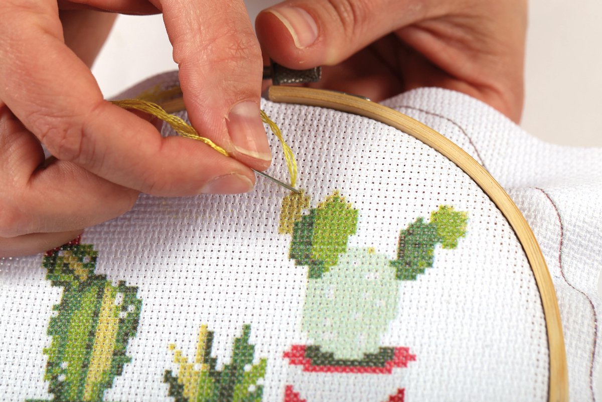 Borduurpakket - Cactus DIY Kit 4202170