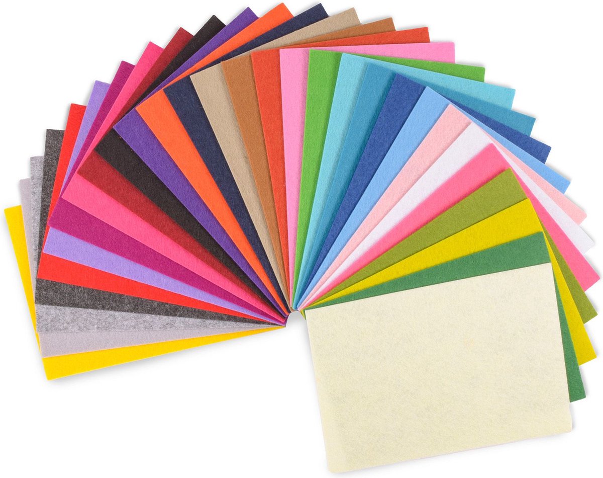 Felt Package A5 Assortment - 2 mm - 30 Pieces