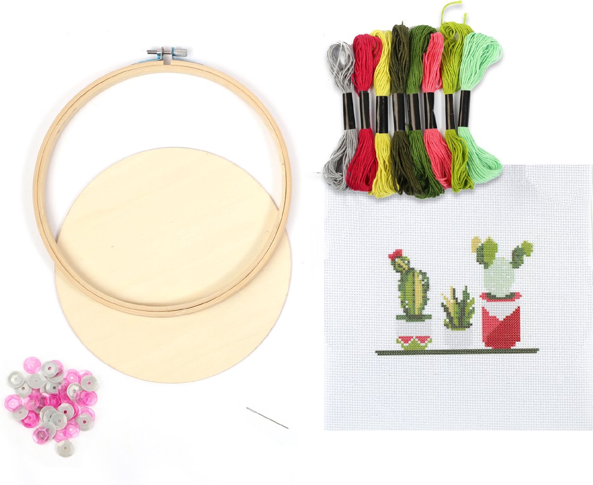 Borduurpakket - Cactus DIY Kit 4202170