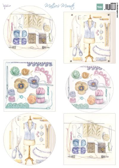 3D Cutting Sheet - Mattie's Finest Crochet MB0189