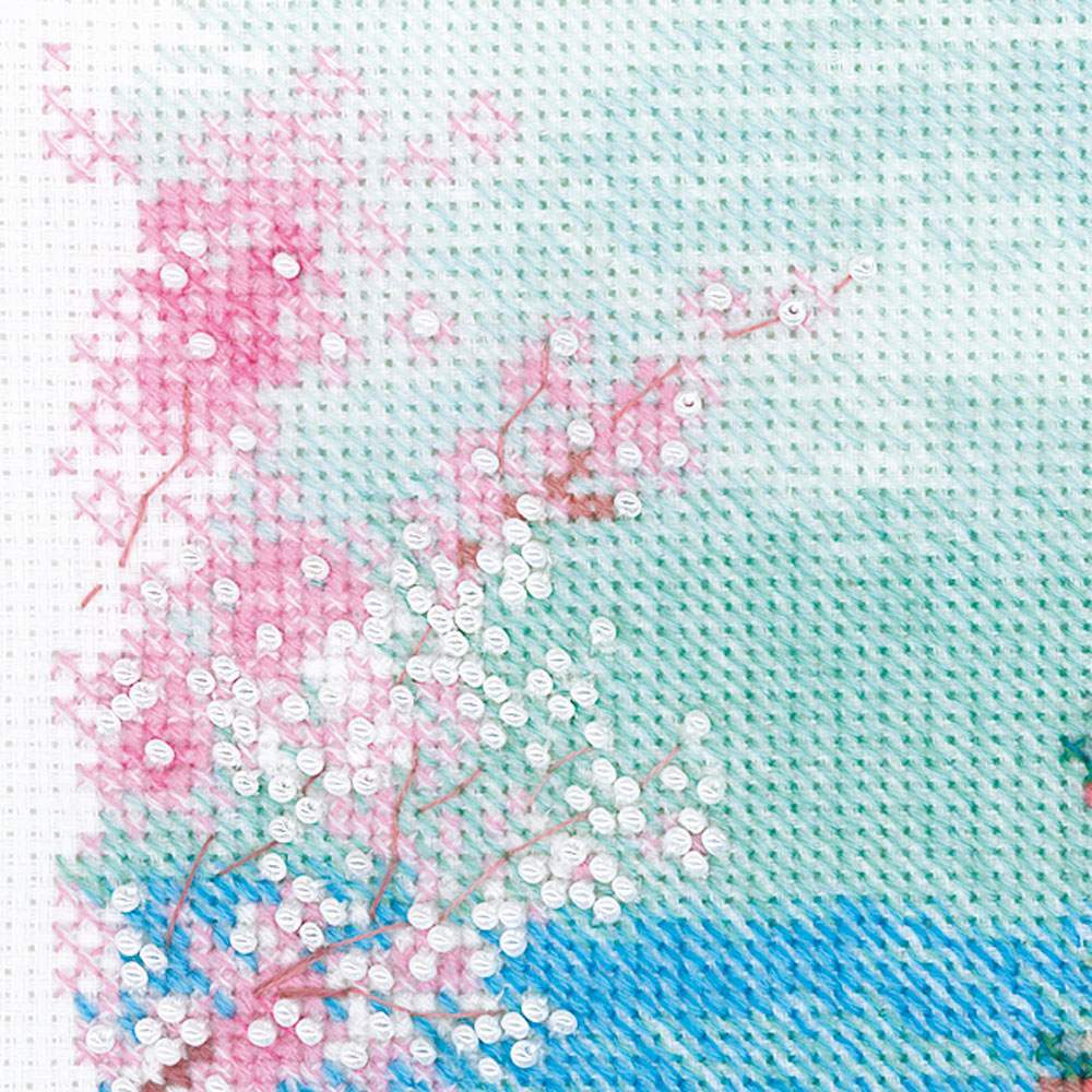 Embroidery kit - Sakura Pagoda