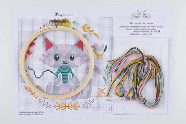 Borduurpakket - Kitty