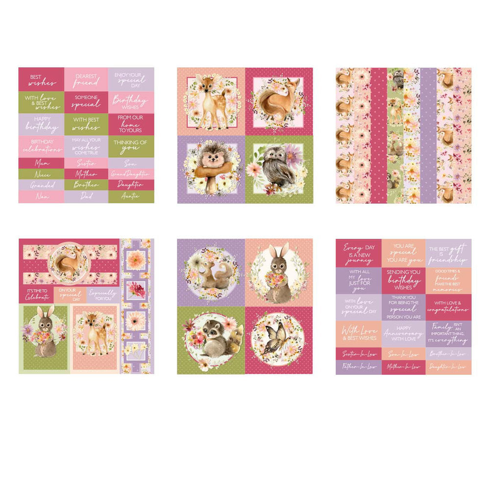 Wildflower Woodland - Embellishments Pad