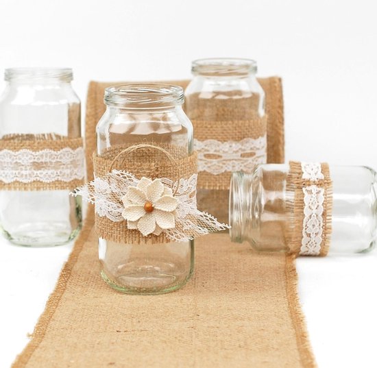 Ribbon Jute/Lace - Design 1