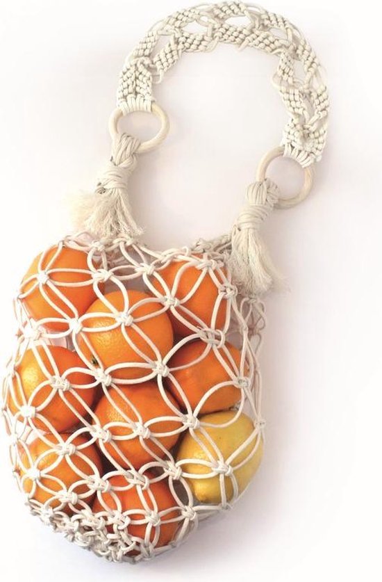 DIY ECO Friendly Macramé Pakket - Zero Waste Boodschappentas