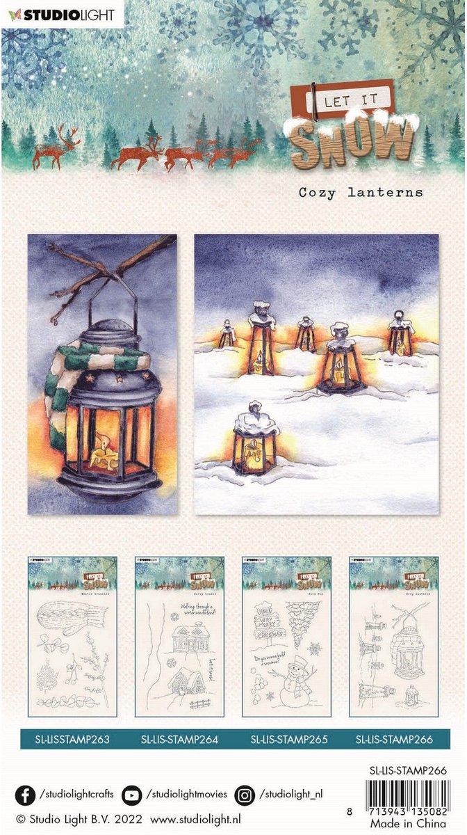 Clear Stamp - Let it Snow - Cozy Lanterns 266