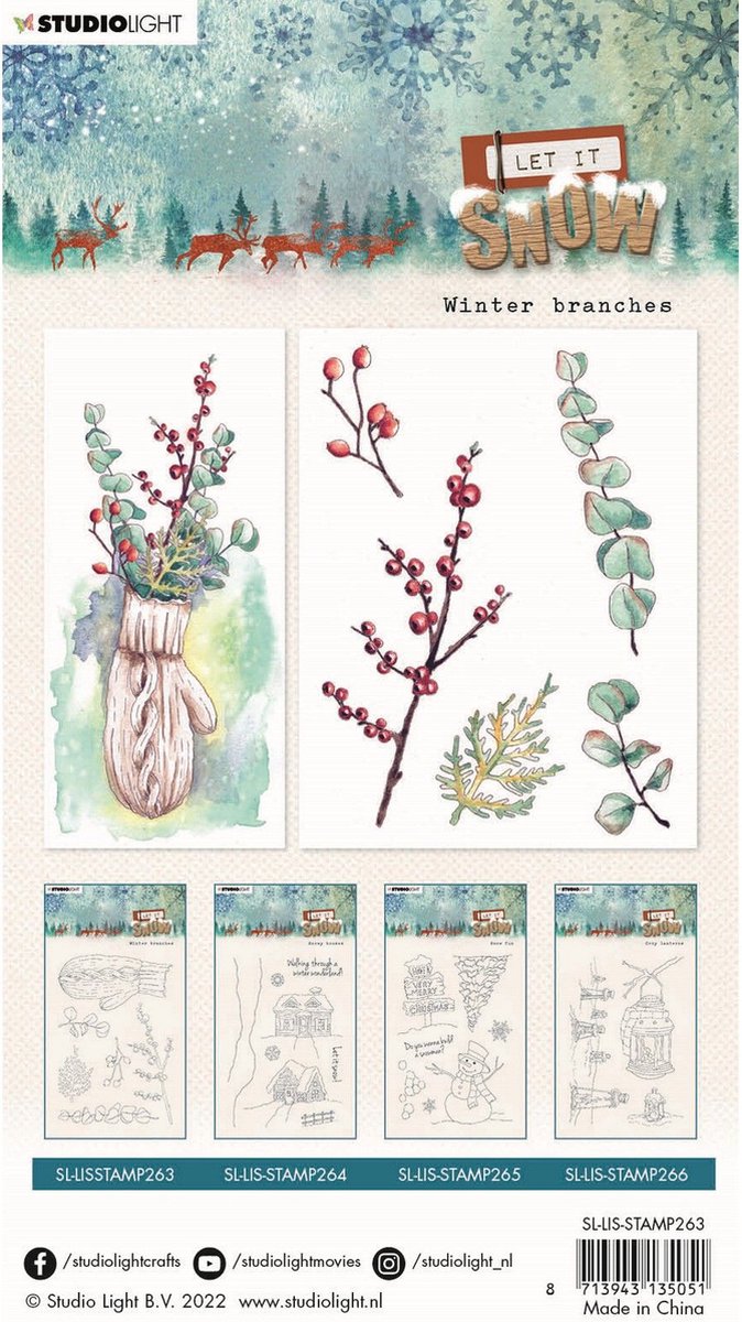 Clear Stamp - Let it Snow - Winter Branches 263
