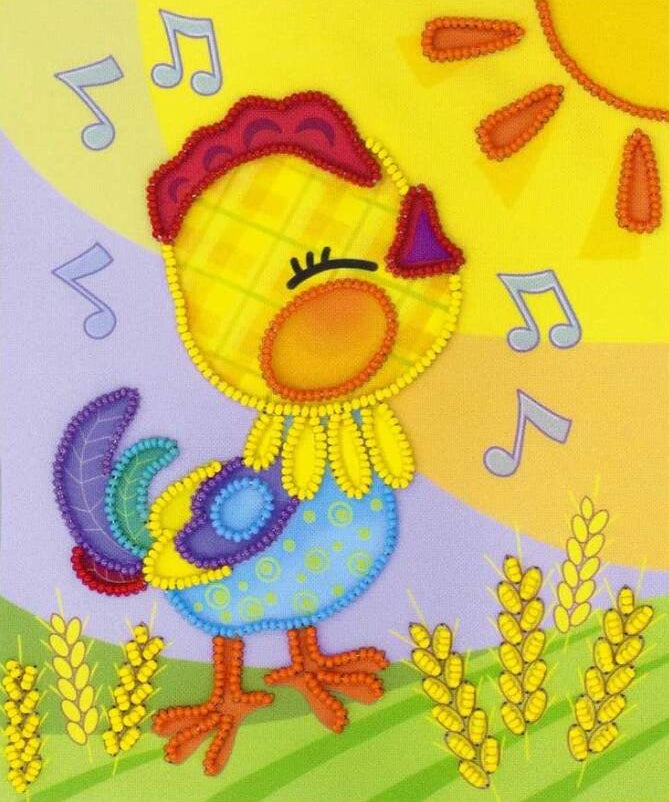 Borduurpakket Voor Kinderen - Good Morning!