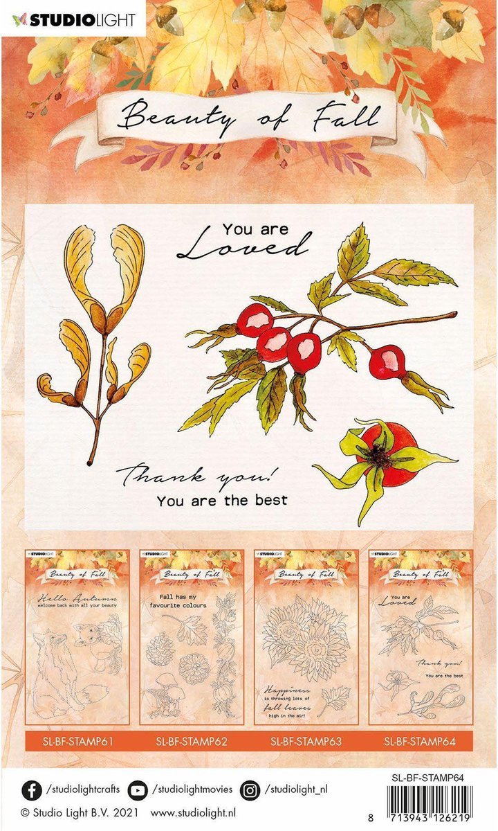 Clear Stamp - Beauty of Fall 64 - Rose Hips