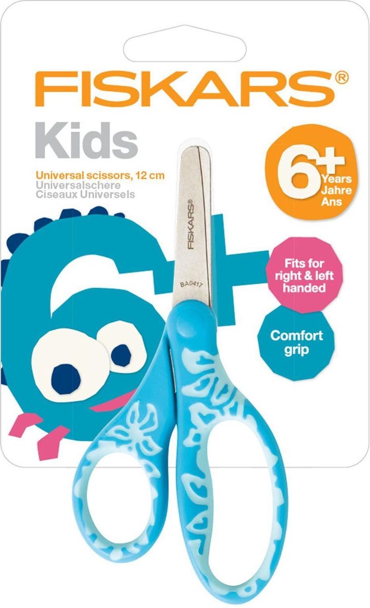 Kinderschaar 12 cm - Turquoise Bloemen