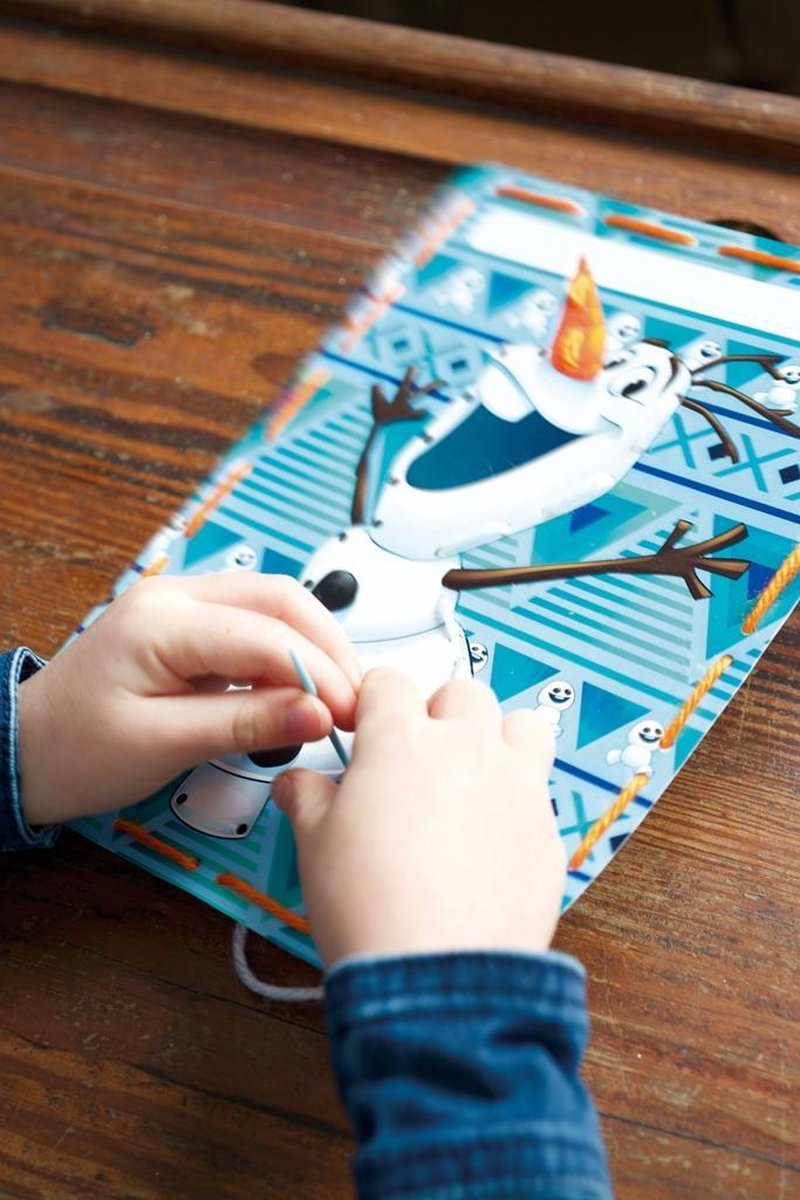 Borduurkaart Kit Voor Kinderen - Disney Frozen Olaf