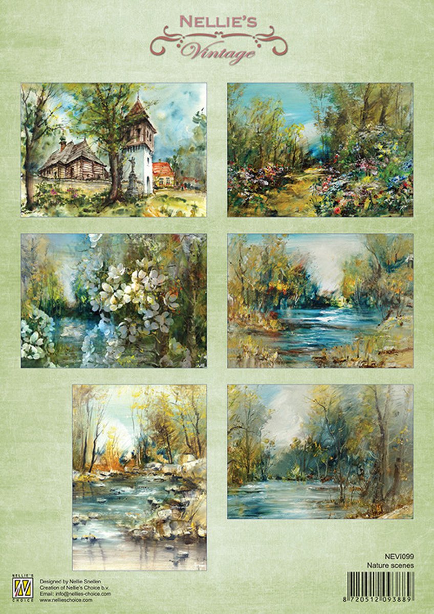 3D Knipvel - Vintage Nature Scenes NEVI099