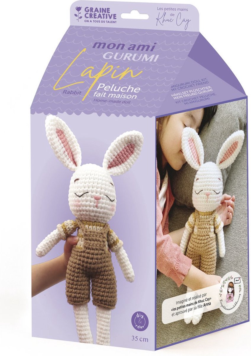 Kit de crochet DIY Amigurumi - Lapin