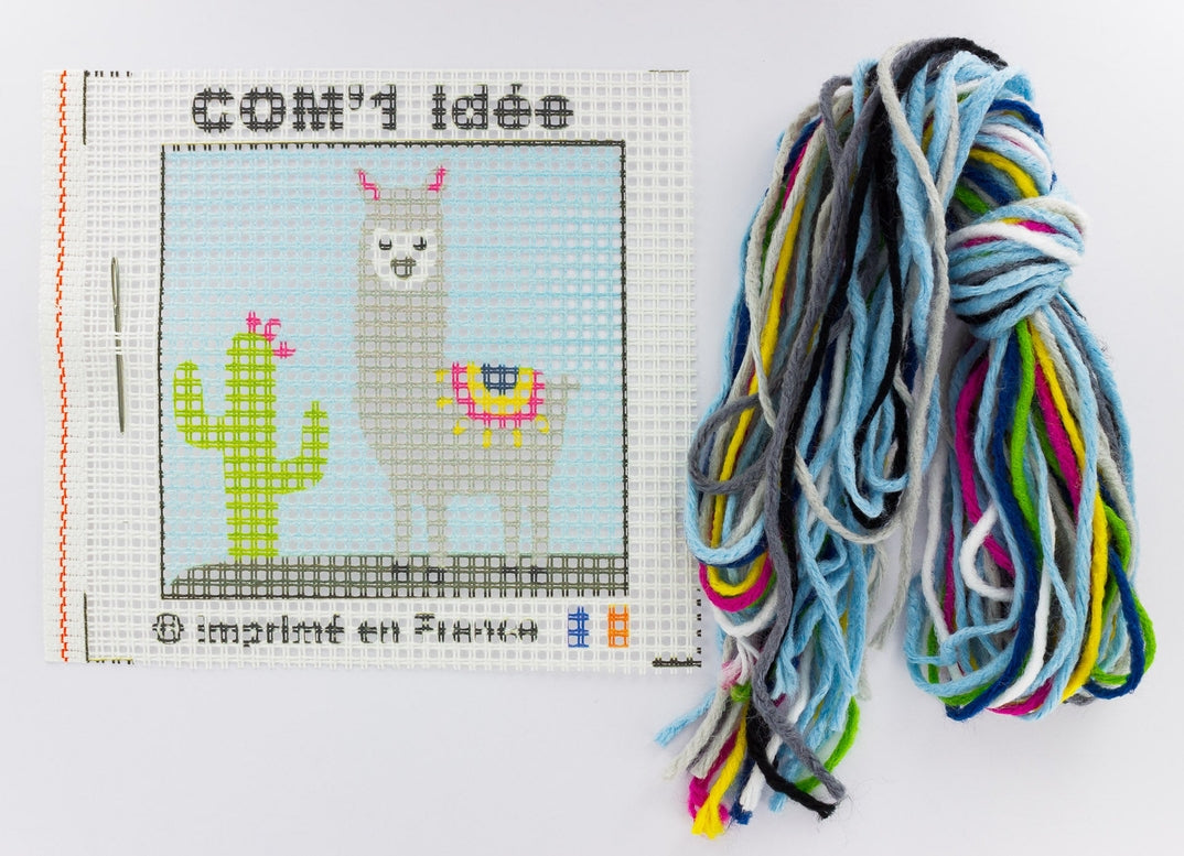 Borduurpakket Voor Kinderen - Llama