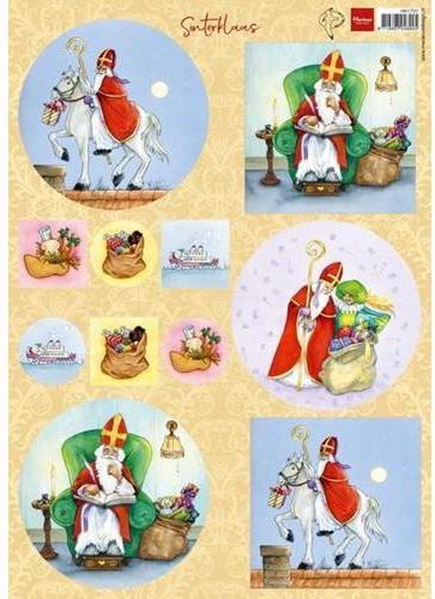 3D Knipvel - Hetty's Sinterklaas HK1701