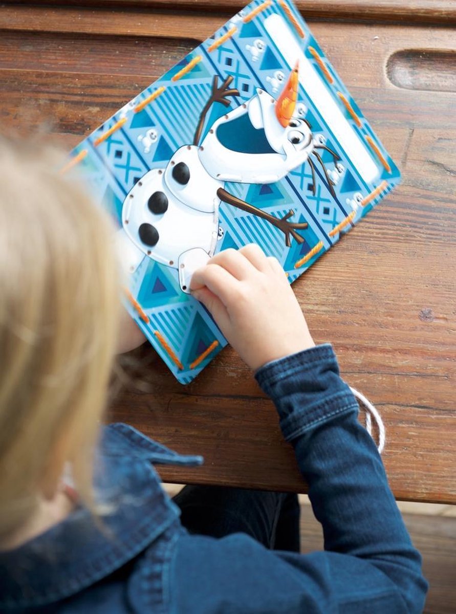 Embroidery Card Kit For Kids - Disney Frozen Olaf
