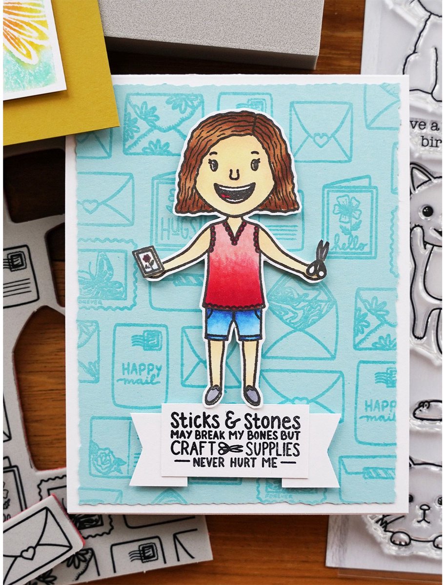 Clear Stamp - Simon Hurley - Dudettes HUR75424