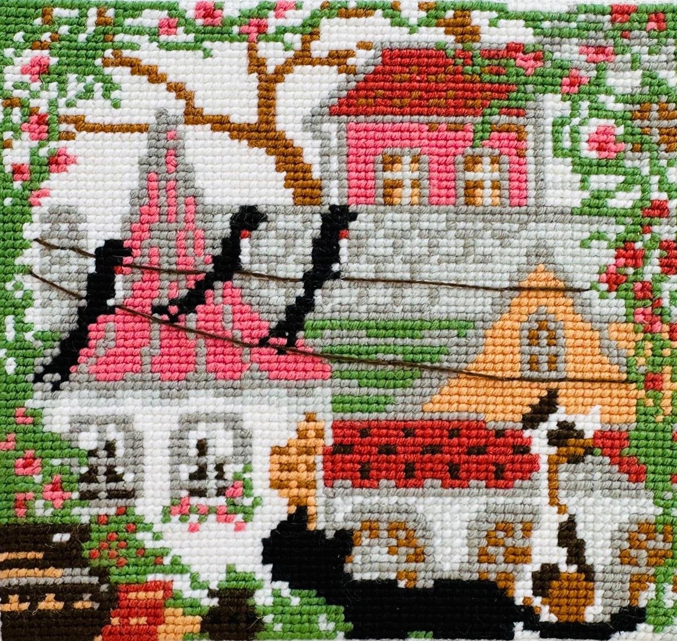 Embroidery kit - City & Cats, Summer 612