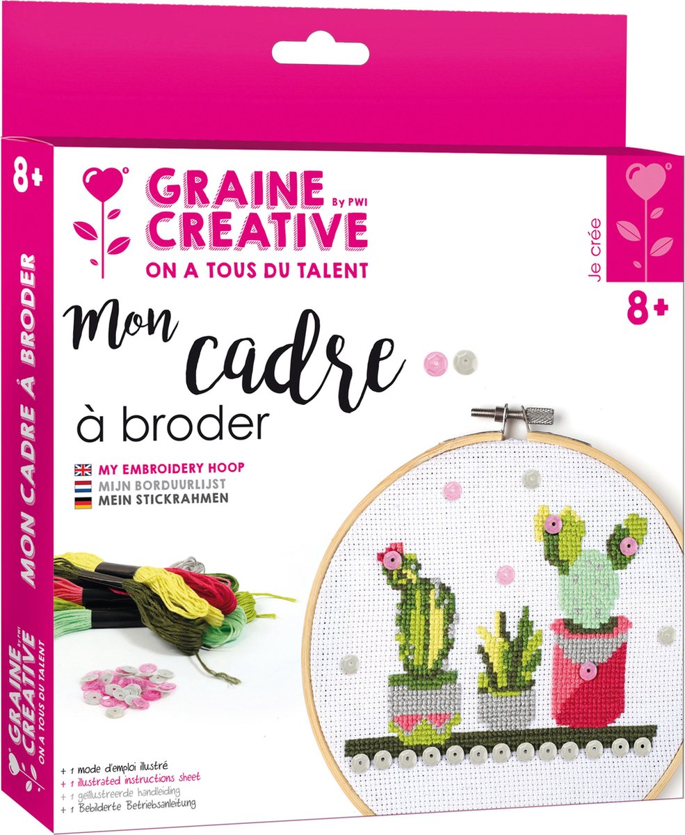 Borduurpakket - Cactus DIY Kit 4202170