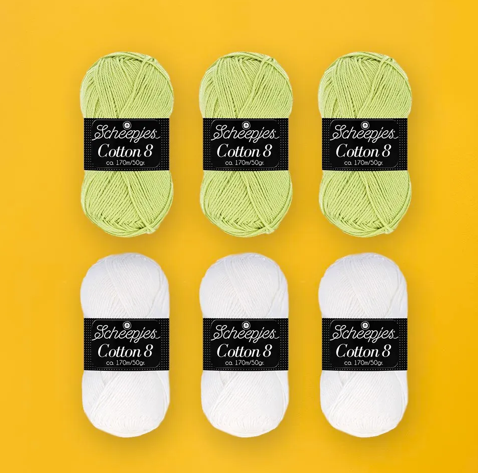 Scheepjes Beginner Knitting Kit - Clean Sweep Tea Towels