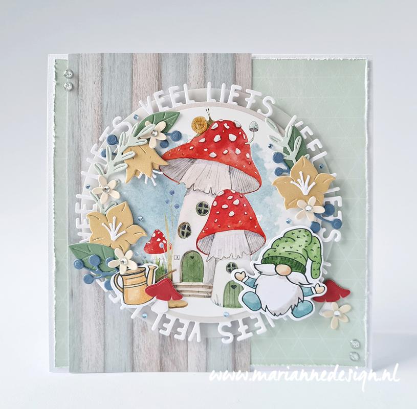 3D Knipvel - Gnomes Mushrooms VK9598