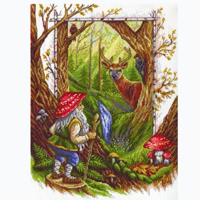 Borduurpakket - Goblin In The Woods VS-1183