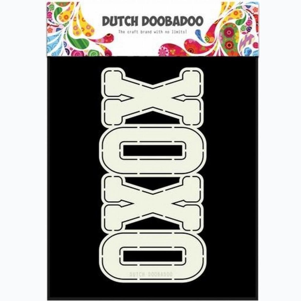 Sjabloon - DDBD Card Art - Tekst XOXO