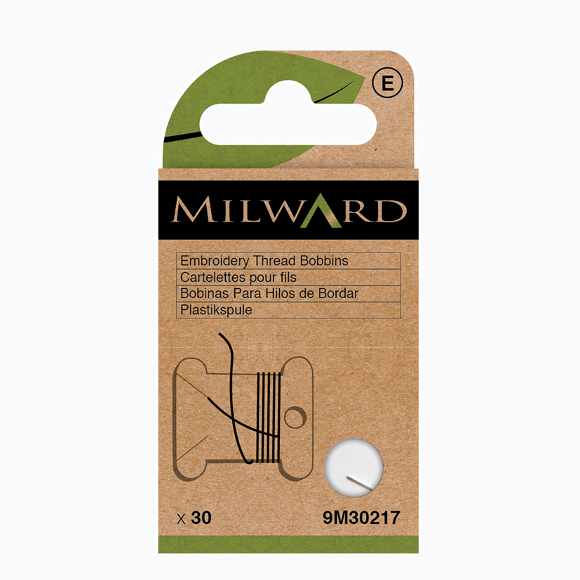 Wikkelkaartjes Voor Borduurgaren - 30 Stuks