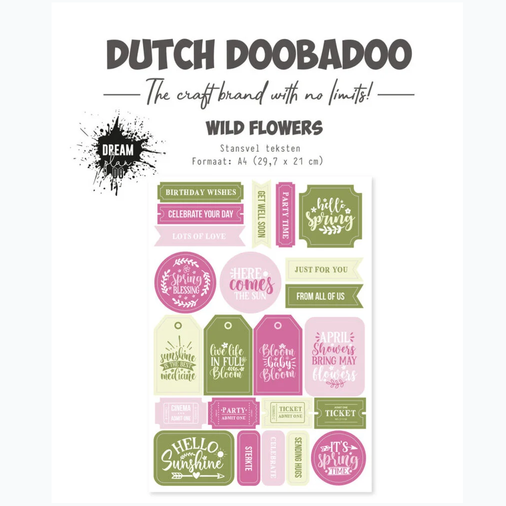 DDBD Stansvel - Wild Flowers Teksten