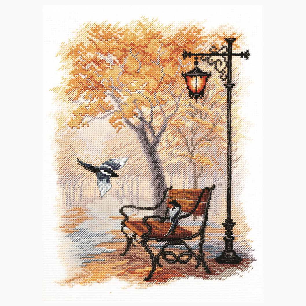 Borduurpakket - In The Autumn Park M-538