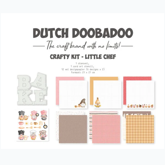 Papierset - DDBD Crafty Kit - Little Chef