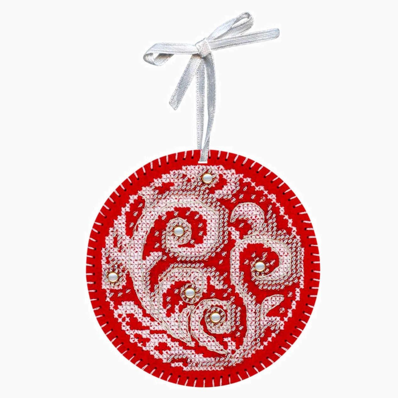 Borduurpakket Kerstboomhanger - Frost Patterns: Ball ST-1094