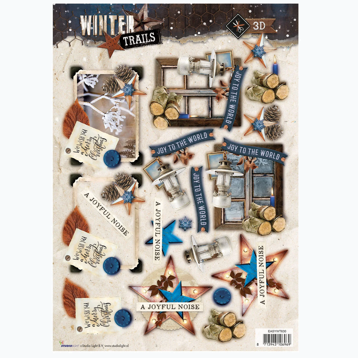 Easy 3D Stansvel - Winter Trails N° 630