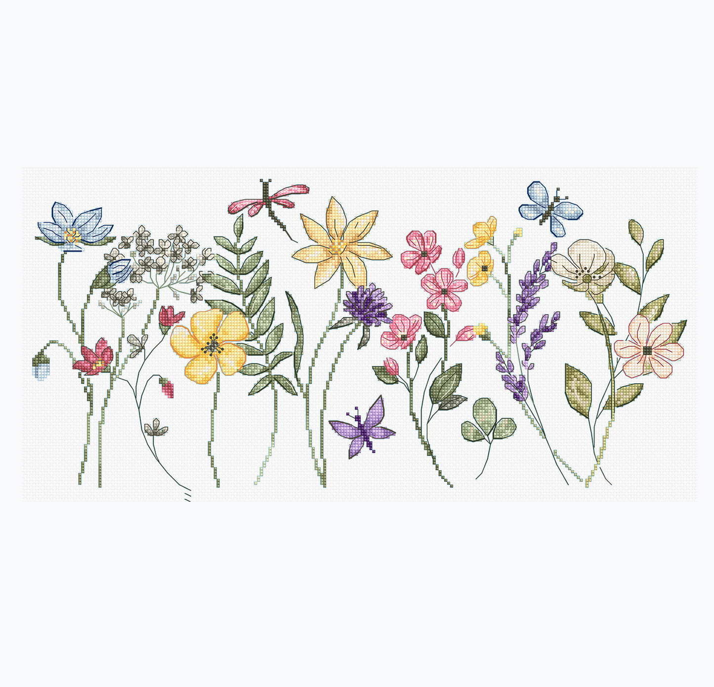 Embroidery kit - Summer Bloom LETI-L8094