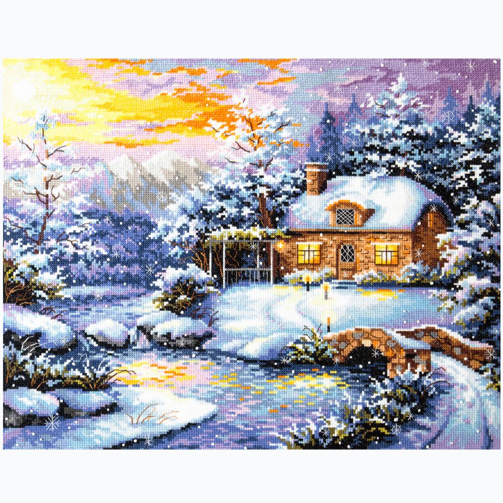 Kit de broderie - Conte d'hiver (Aiguille magique)