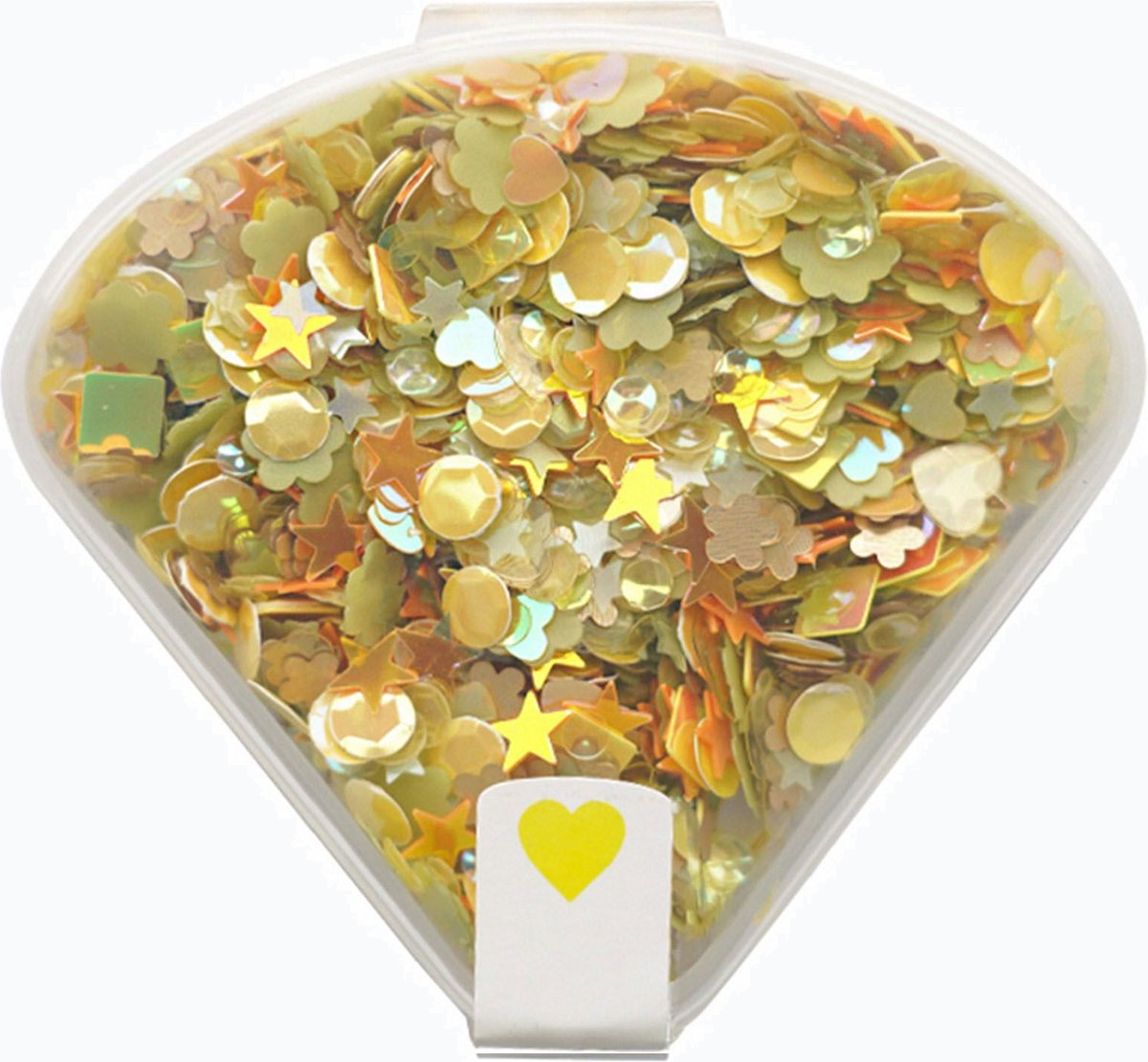 Confetti and Sequins 20 Gram - Yellow
